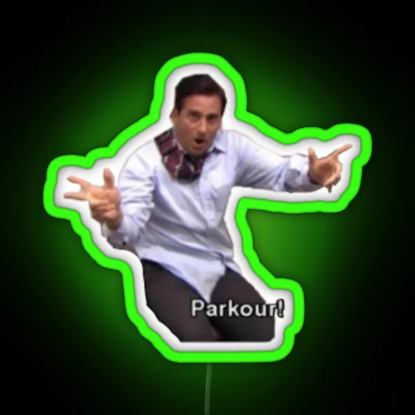The Office PARKOUR RGB Neon Sign