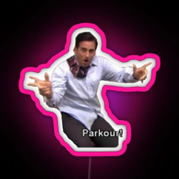 The Office PARKOUR RGB Neon Sign