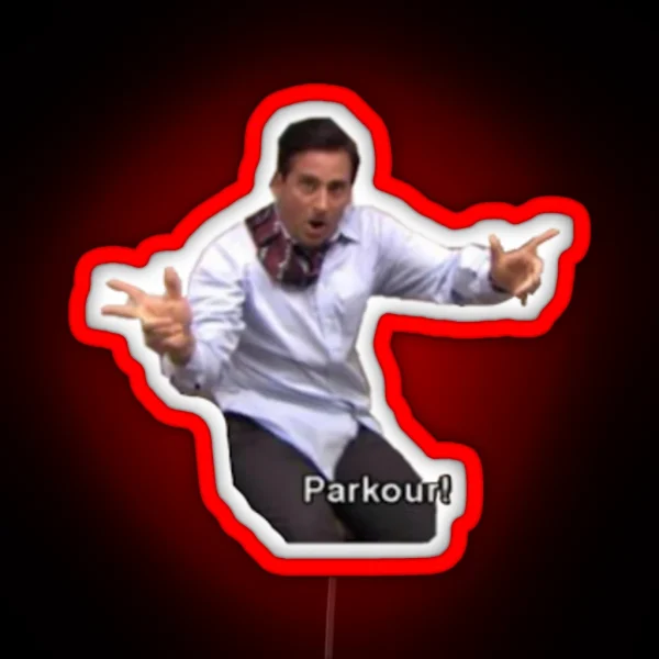 The Office PARKOUR RGB Neon Sign