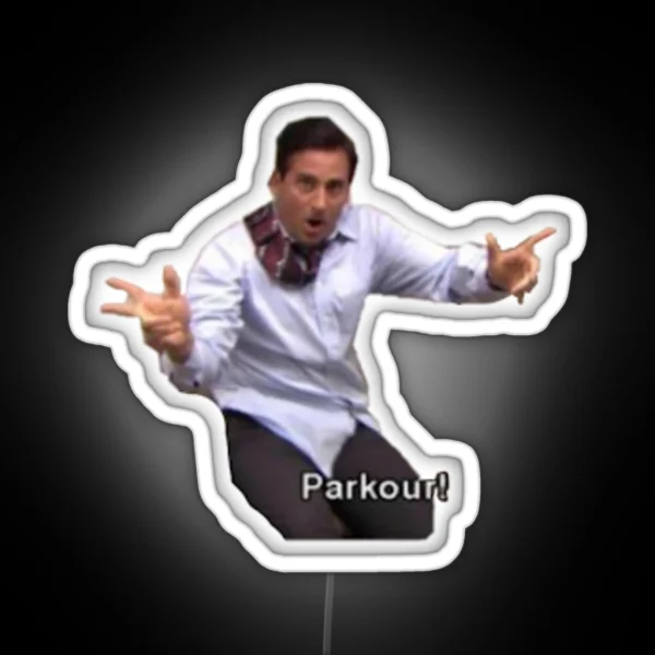 The Office PARKOUR RGB Neon Sign