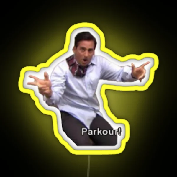 The Office PARKOUR RGB Neon Sign