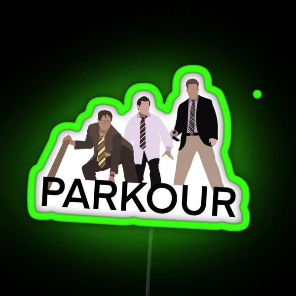 The Office Parkour RGB Neon Sign