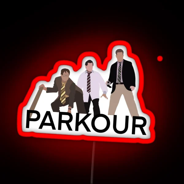 The Office Parkour RGB Neon Sign