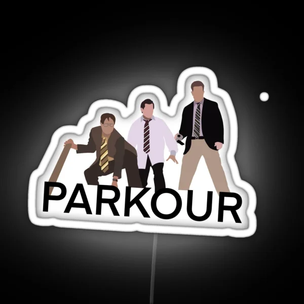 The Office Parkour RGB Neon Sign