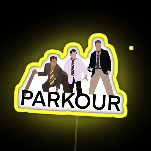 The Office Parkour RGB Neon Sign