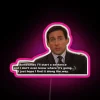 Durable Desk Decoration Featuring Iconic Office Characters in Vibrant RGB Lighting