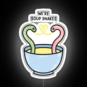 The Office Soup Snakes RGB Neon Sign