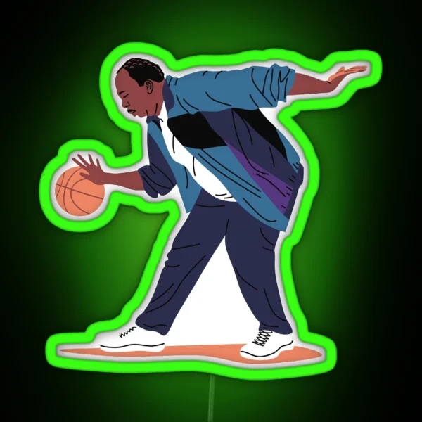 The Office Stanley From The Office Basketball RGB Neon Sign