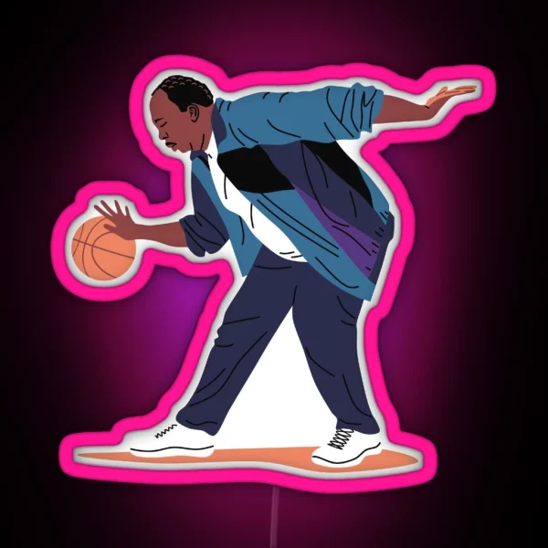The Office Stanley From The Office Basketball RGB Neon Sign
