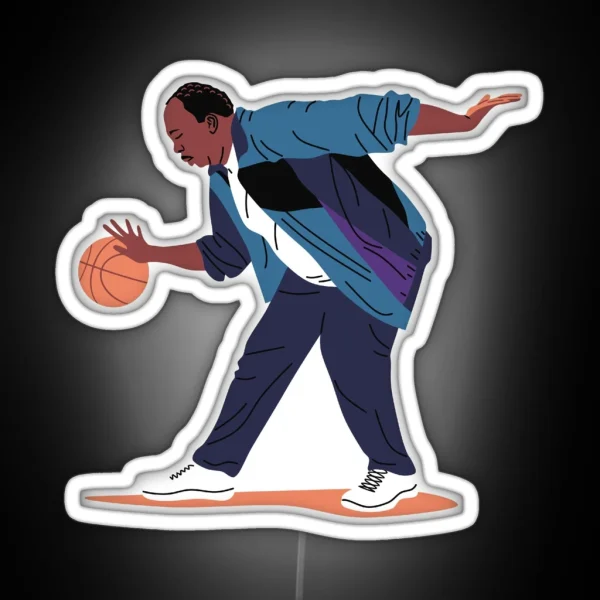The Office Stanley From The Office Basketball RGB Neon Sign