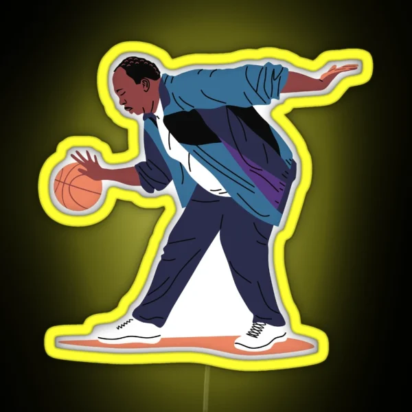 The Office Stanley From The Office Basketball RGB Neon Sign