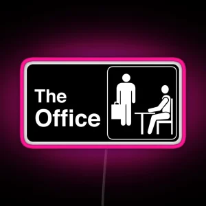 The Office TV Show Logo RGB Neon Sign