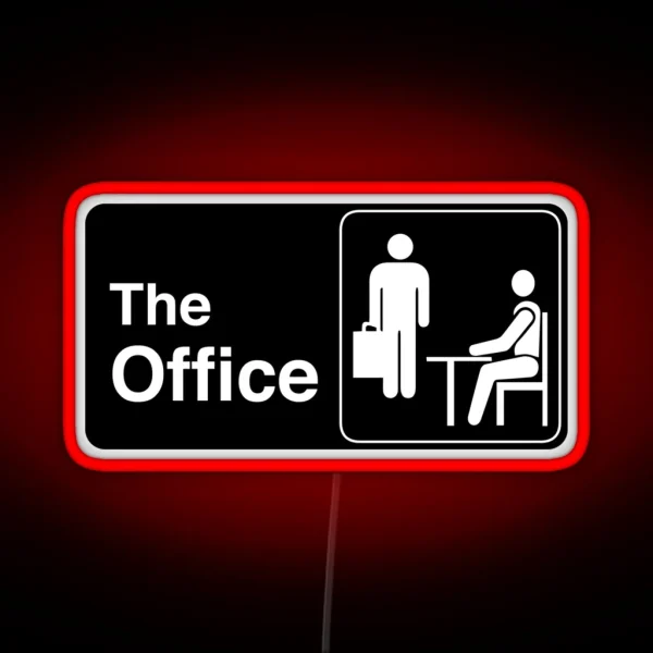 The Office TV Show Logo RGB Neon Sign