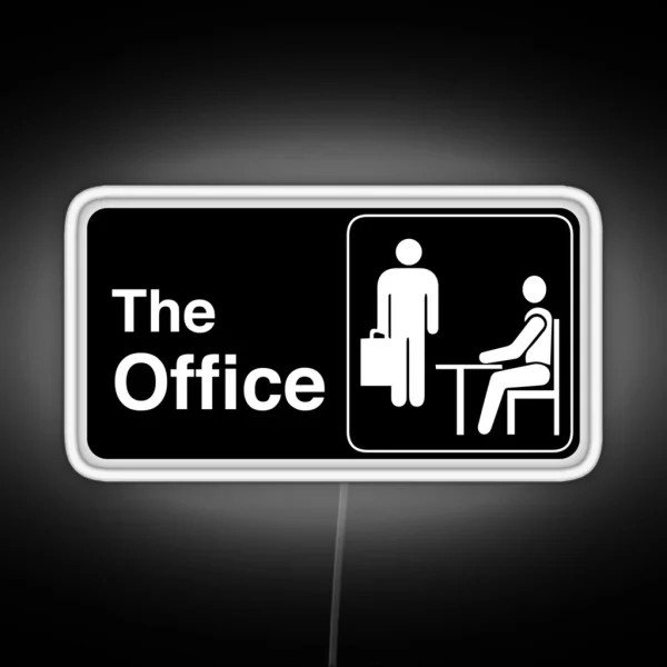 The Office TV Show Logo RGB Neon Sign