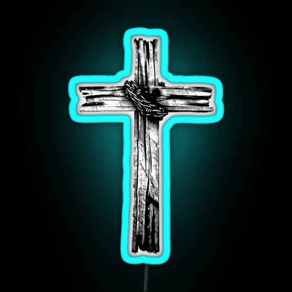 The Old Rugged Cross RGB Neon Sign