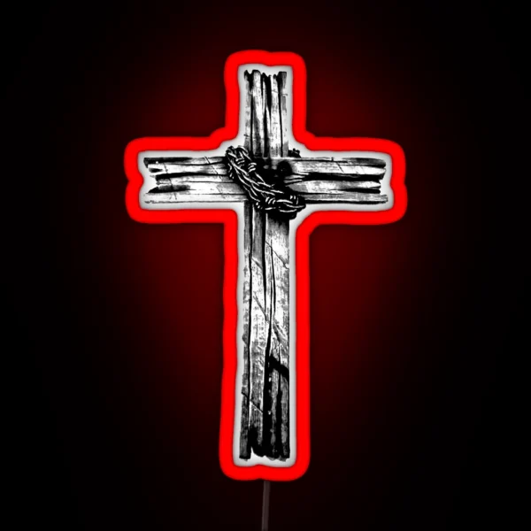The Old Rugged Cross RGB Neon Sign