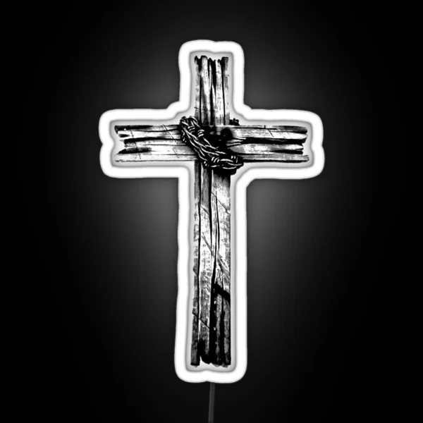 The Old Rugged Cross RGB Neon Sign
