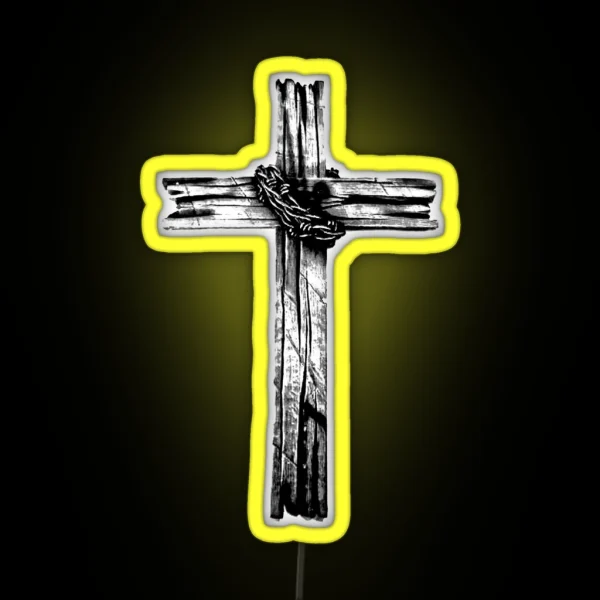 The Old Rugged Cross RGB Neon Sign