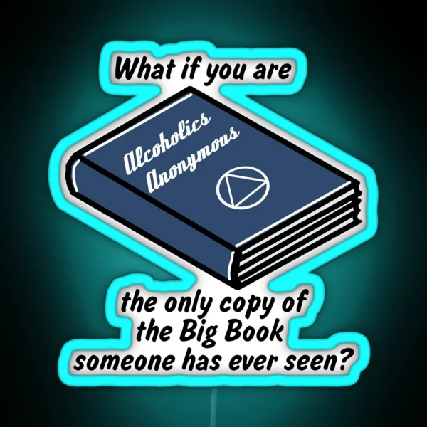 The Only Copy Of The Big Book RGB Neon Sign