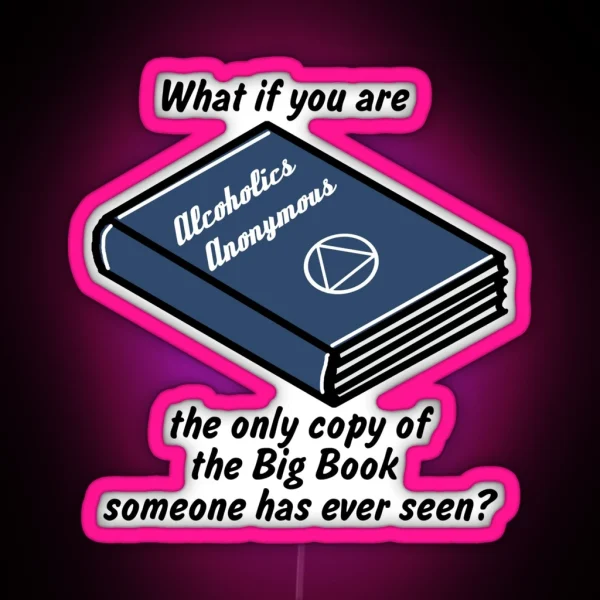 The Only Copy Of The Big Book RGB Neon Sign