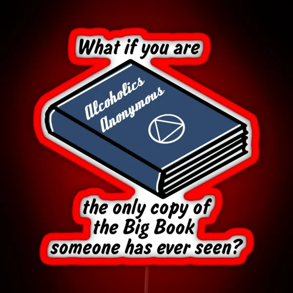 The Only Copy Of The Big Book RGB Neon Sign