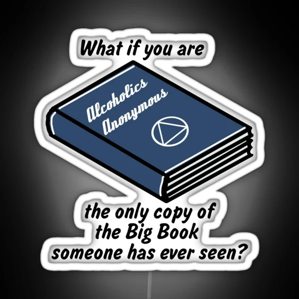 The Only Copy Of The Big Book RGB Neon Sign