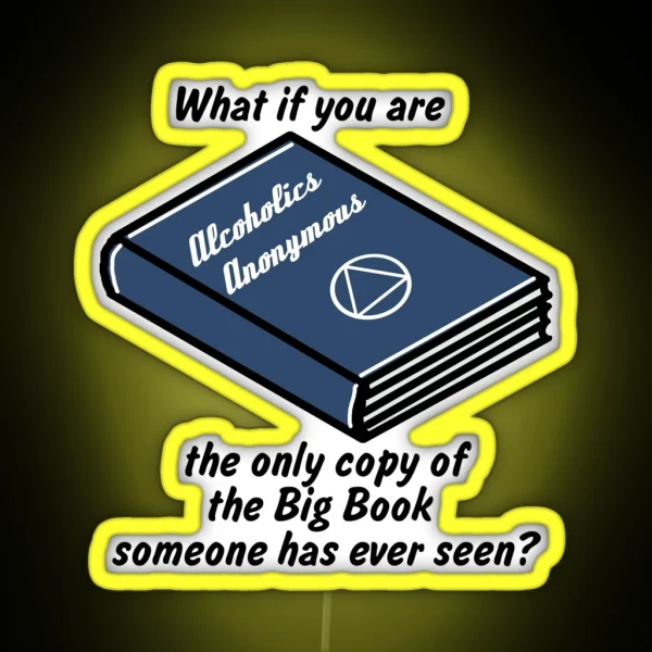 The Only Copy Of The Big Book RGB Neon Sign