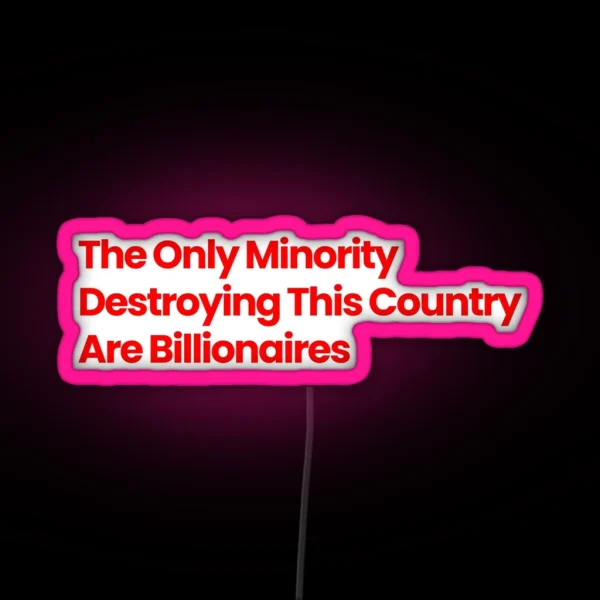 The Only Minority RGB Neon Sign