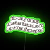 Vibrant RGB Neon Sign for Minimalist Home Decor with Attitude Statement
