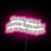 RGB Neon Sign with Customizable Patterns and Adjustable Brightness Settings Available