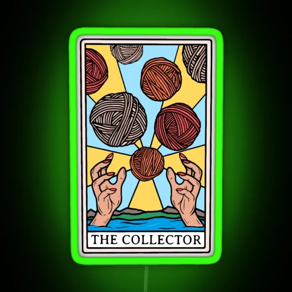 The Original Collector Tarot Card RGB Neon Sign