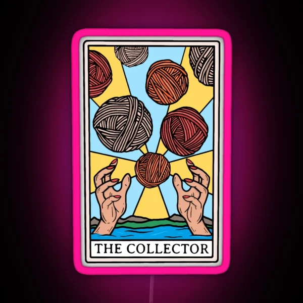The Original Collector Tarot Card RGB Neon Sign