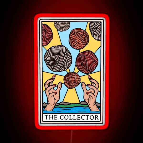 The Original Collector Tarot Card RGB Neon Sign
