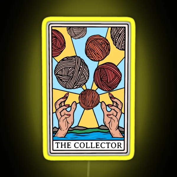 The Original Collector Tarot Card RGB Neon Sign