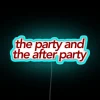Vibrant RGB Neon Sign for Parties and After Party Nights Ahead