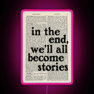 The Perks Of Being A Wallflower Classic RGB Neon Sign