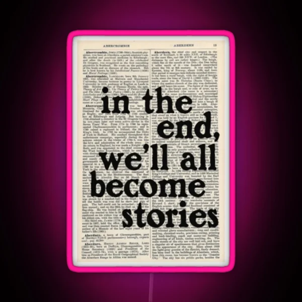 The Perks Of Being A Wallflower Classic RGB Neon Sign