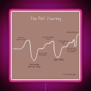 The Phd Journey RGB Neon Sign