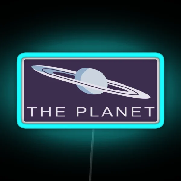 The Planet Purple RGB Neon Sign