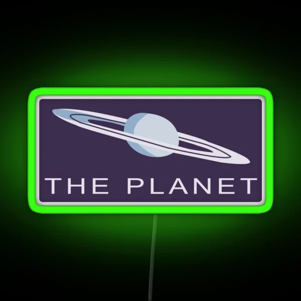 The Planet Purple RGB Neon Sign
