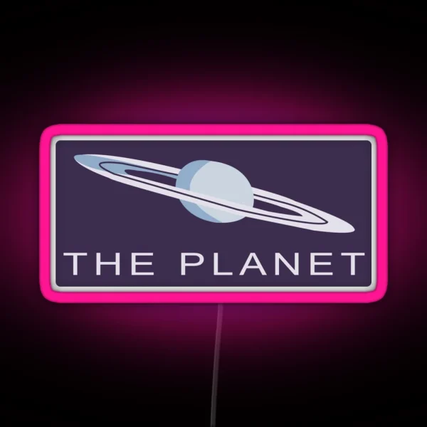 The Planet Purple RGB Neon Sign