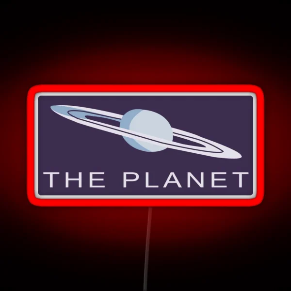 The Planet Purple RGB Neon Sign