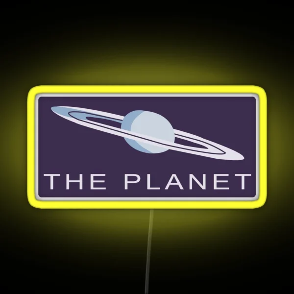 The Planet Purple RGB Neon Sign