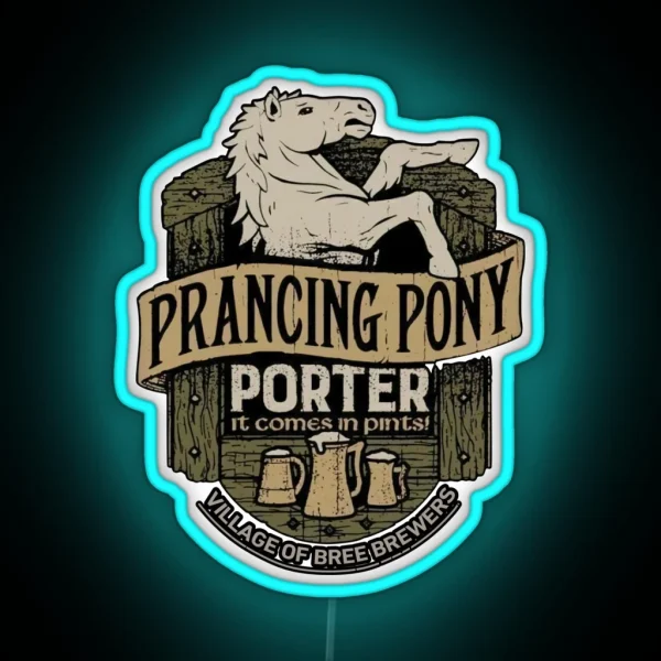 The Prancing Pony RGB Neon Sign