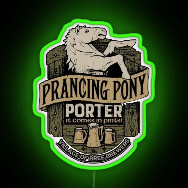 The Prancing Pony RGB Neon Sign