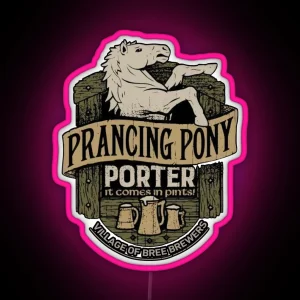 The Prancing Pony RGB Neon Sign