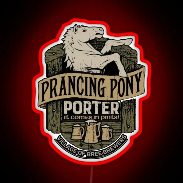 The Prancing Pony RGB Neon Sign