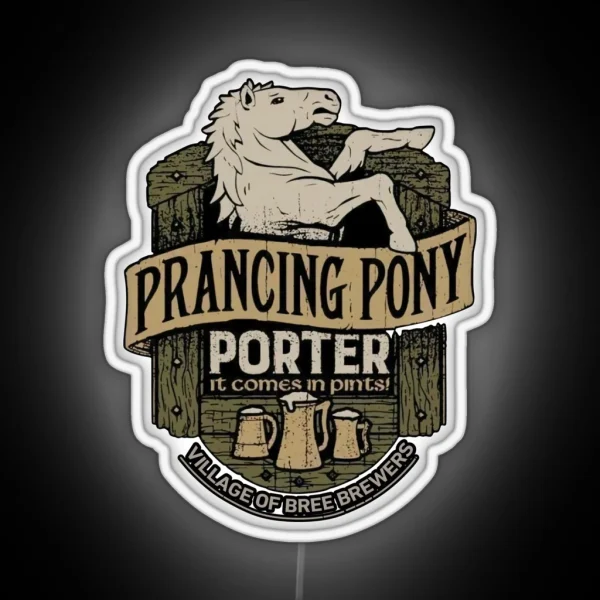 The Prancing Pony RGB Neon Sign
