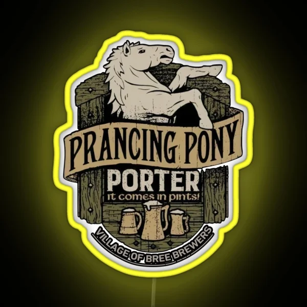 The Prancing Pony RGB Neon Sign