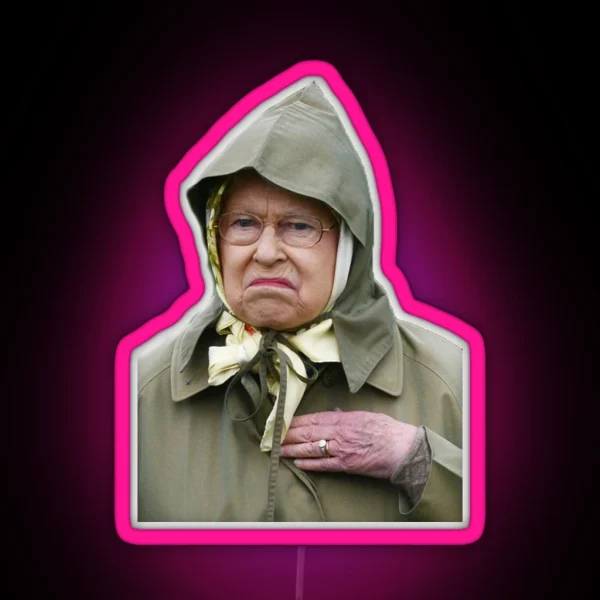 The Queen Disapproves RGB Neon Sign